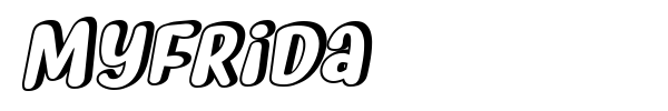 Myfrida font preview